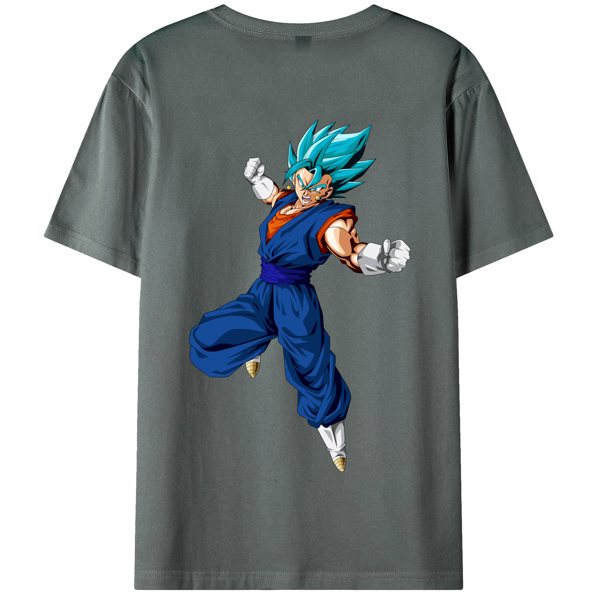 （画像用） ドラゴンボール ベジット DRAGON BALL Vegetto 綿100％半袖Tシャツ（背面プリント）